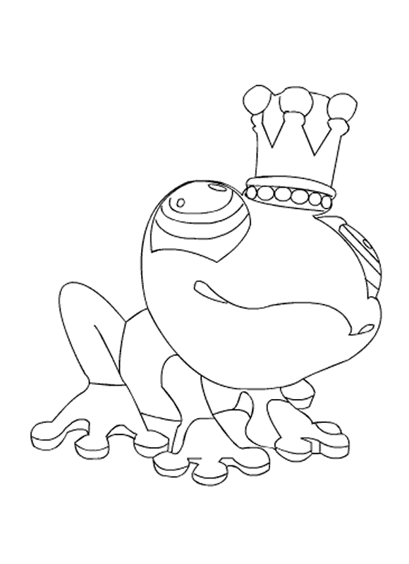coloriage pet shop reine grenouille